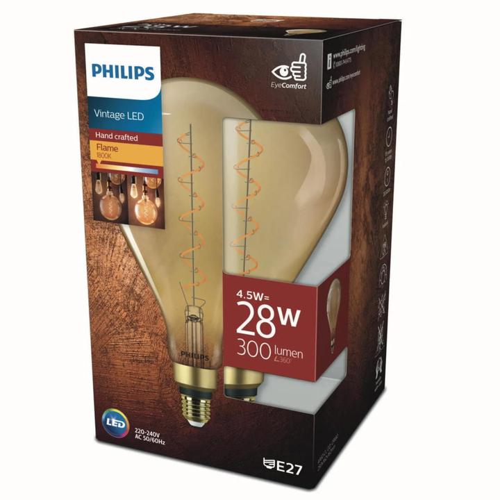 Actual product image Philips LED EyeComfort (E27, 4.50 W, 300 lm, 1 x, F)