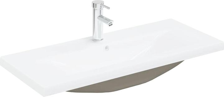 Immagine prodotto VidaXL Set di 2 mobili da bagno in rovere nero, legno ingegnerizzato e vetro