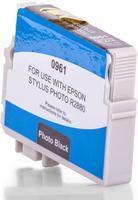 Produktbild Inkadoo Druckerpatronen kompatibel zu Epson C13T09614010 / T0961 Tintenpatrone, schwarz Schwarz (BK)
