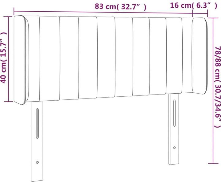 Produktbild VidaXL Gianna (83 x 16 x 88 cm)