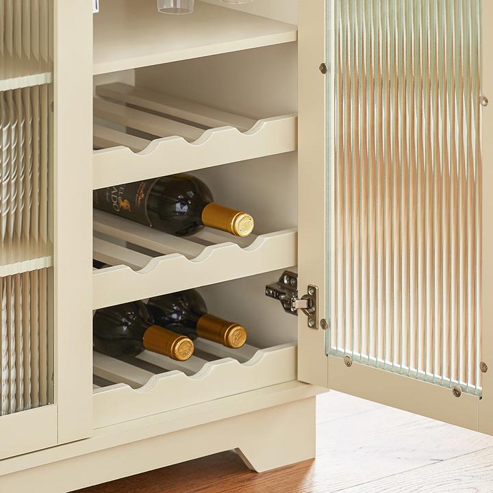 Actual product image SoBuy Sideboard with 2 glass doors (120 x 40 x 90 cm)