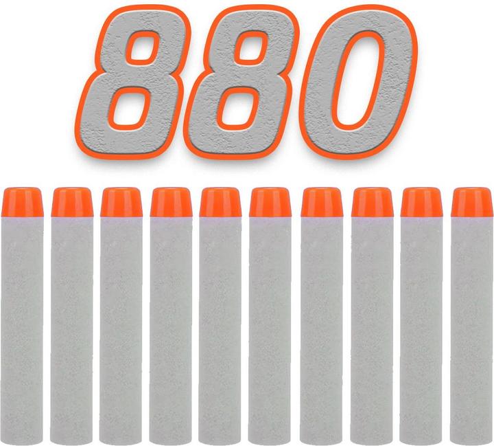 Produktbild König Design 880 Soft Nachfüll Foam Darts Pfeile Elite Clip für NERF N-Strike Ersatzpfeile