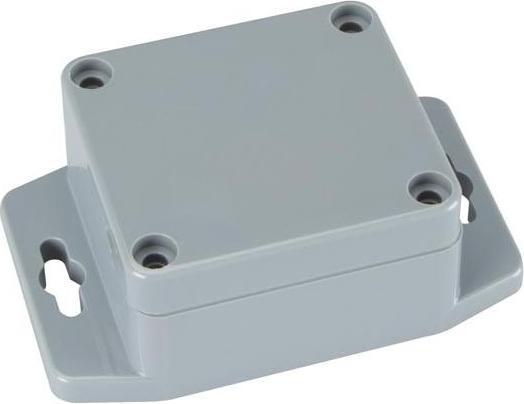 HP Autozubehör ABS-GEHÄUSE MIT MONTAGEFLANSCH - WASSERDICHT - 64 x 58 x 35 mm (Gehäuse)