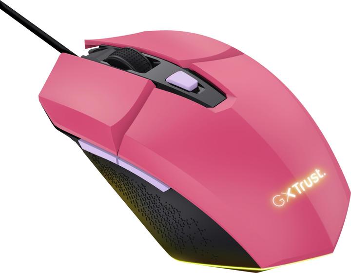 Image du produit Trust Gxt109p Souris De Jeu Felox Rose (Filaire)