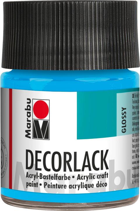 Actual product image Marabu Decor lacquer acrylic yellow (Yellow, 50 ml)