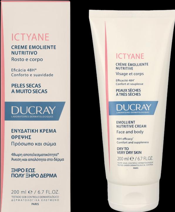 Immagine prodotto Ducray ICTYANE crema emolliente nutritiva 200 ml (Crema corpo, 200 ml)