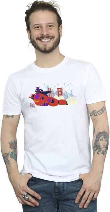 Immagine prodotto Disney Big Hero 6 Baymax Hiro Bridge Maglietta Uomo (3XL)
