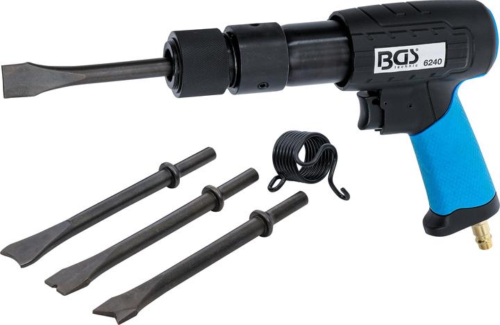 BGS Druckluft-Meisselhammer-Satz | mit Schnelllösefutter | 10 mm (Druckluft)