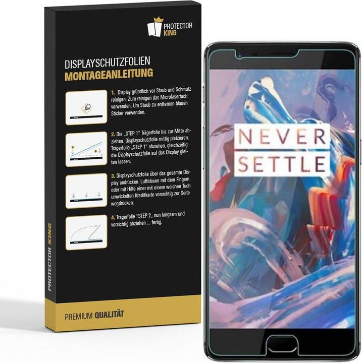 Actual product image Protectorking 6x Premium screen protector 3D CLEAR (6 Piece, OnePlus 3)