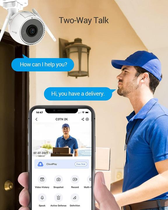 Produktbild EZVIZ X5S + H3C Wifi Recorder & 4x H3C 2K+ Kameras