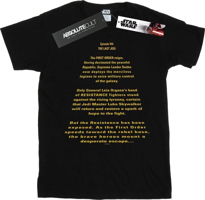 Produktbild Star Wars The Last Jedi Opening Crawl TShirt (3XL)