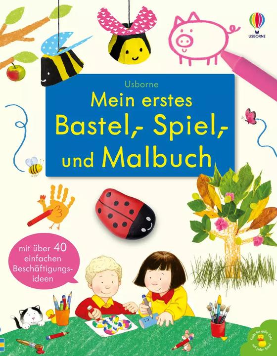 Produktbild Mein erstes Bastel-, Spiel- und Malbuch
