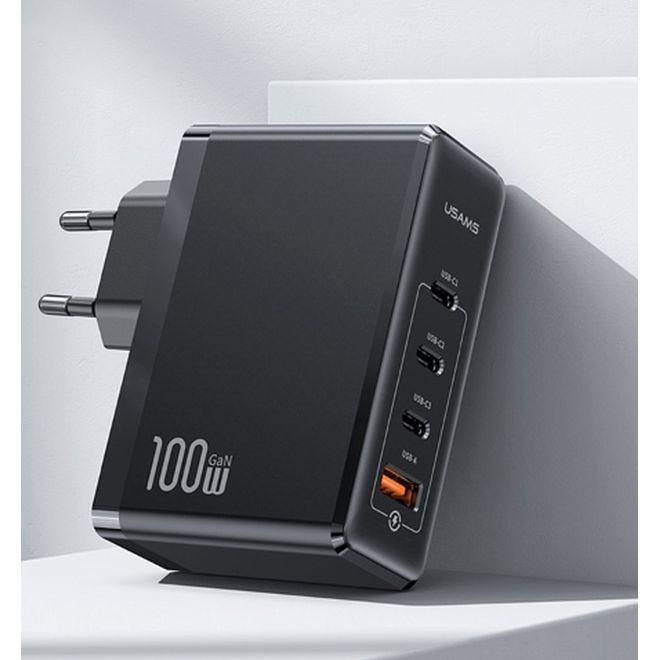 Immagine prodotto Usams Caricabatterie veloce GaN a 4 porte da 100W (100 W)