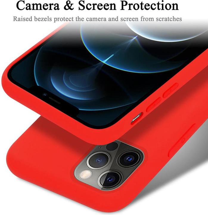 Immagine prodotto Cadorabo Copertura della cassa del silicone liquido TPU (Apple iPhone 12, Realme 12 Pro+)