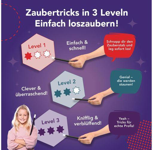 Produktbild Kosmos Zauberkasten Die Zauberschule Magic – Silber Edition