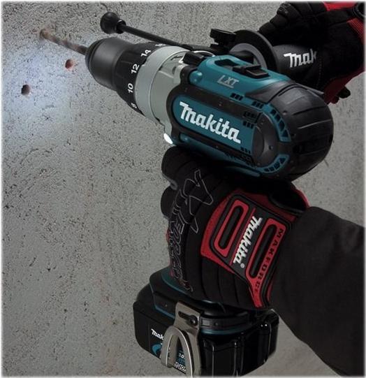 Actual product image Makita Cordless impact drill (Rechargeable battery operated)