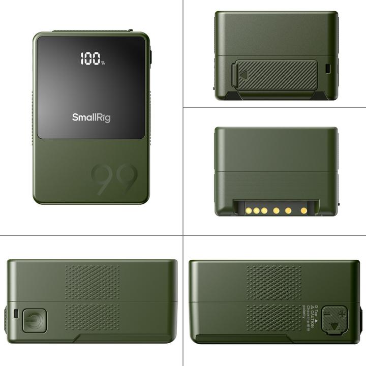 Actual product image SmallRig VB99 mini V Mount Batteryï¼Orangeï¼4929 (Rechargeable battery)