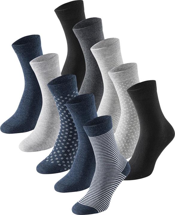 Immagine prodotto Schiesser Calze per il tempo libero in cotone Fit (confezione da 10, 39 - 42)