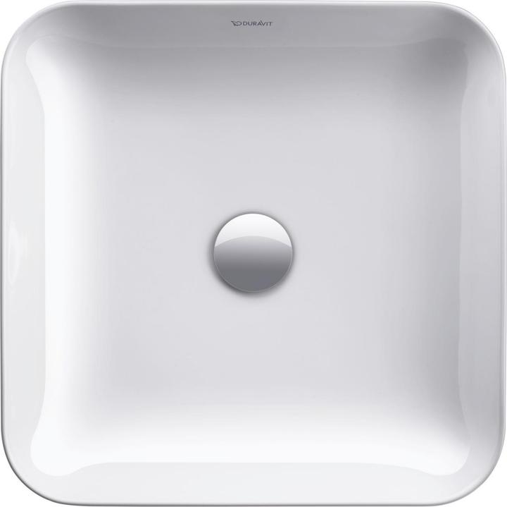 Produktbild Duravit Aufsatzbecken CAPE COD o ÜL ohne Hahnlochbank 430x430mm weiss WG (430 mm, 430 mm)