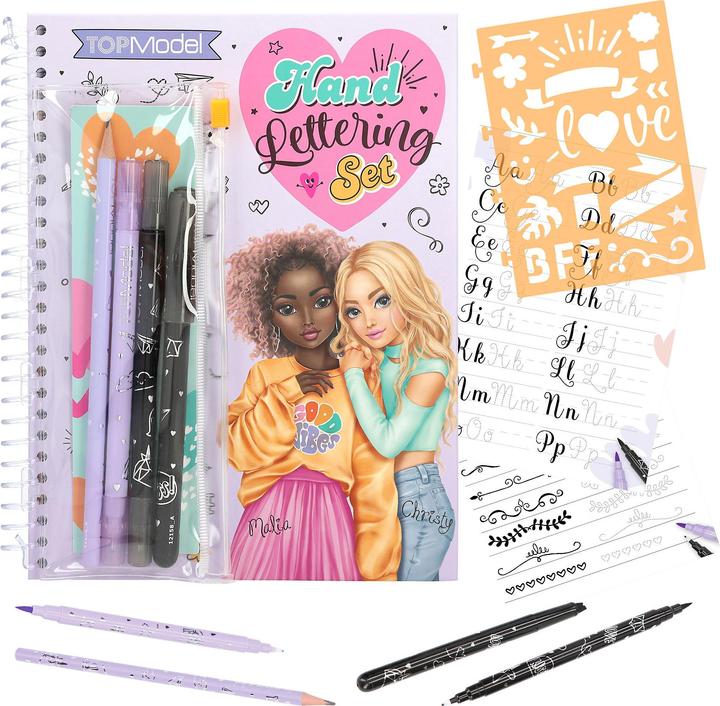 Actual product image Depesche TOPModel - Colouring Book Set Handlettering (0412158)