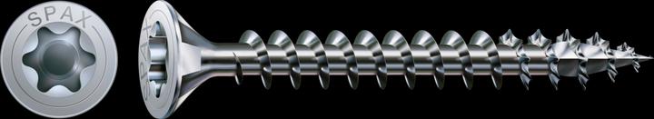 Actual product image Spax Screw R 88091 Countersunk head/T-STAR 4 x 15/11-T20 Steel WIROX (1000 Screws per piece)