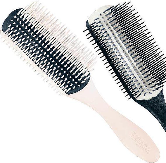 Actual product image Denman brush D4N noir 9-row brush s