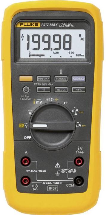 Actual product image Fluke Hand Multimeter True Effective Digital Multimeter (CAT III 1000V, CAT IV 600V)