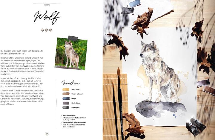 Produktbild Die Kunst der Aquarellmalerei – Tiere: alle Watercolor-Grundlagen, Techniken und Motive Step by (Deutsch, Laura Stahlmann, 2021)