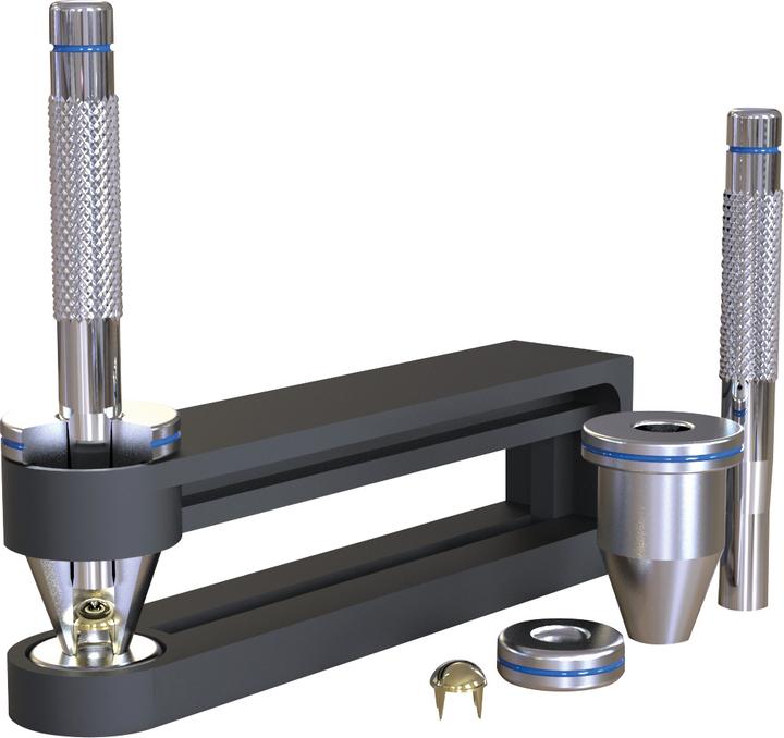 Image du produit Stafil Outil applicateur de rivets pour rivets de ø 6.7 mm, idéal pour le tissu, le cuir et le similicuir
