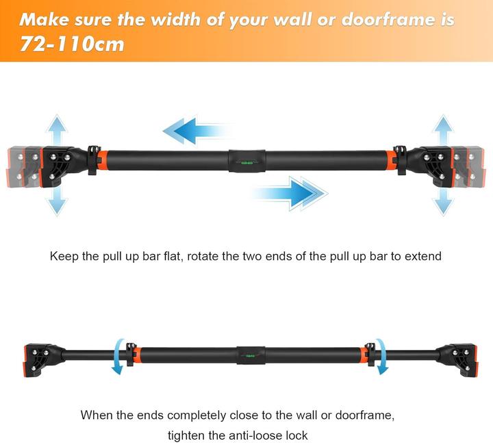 Actual product image Aetkfo Door horizontal bar