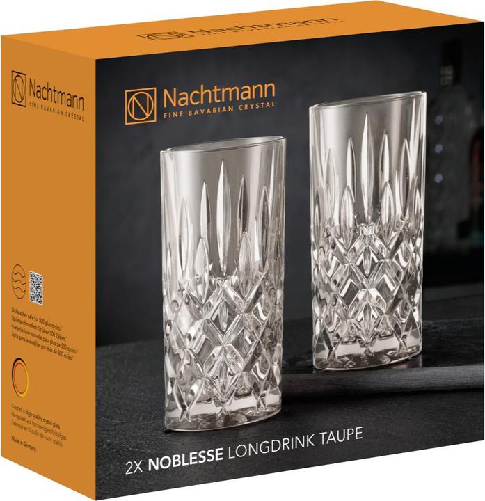 Image du produit Nachtmann Noblesse Longdrink Taupe Set 2pcs (3.95 dl, 2 x, Verres à long drink)