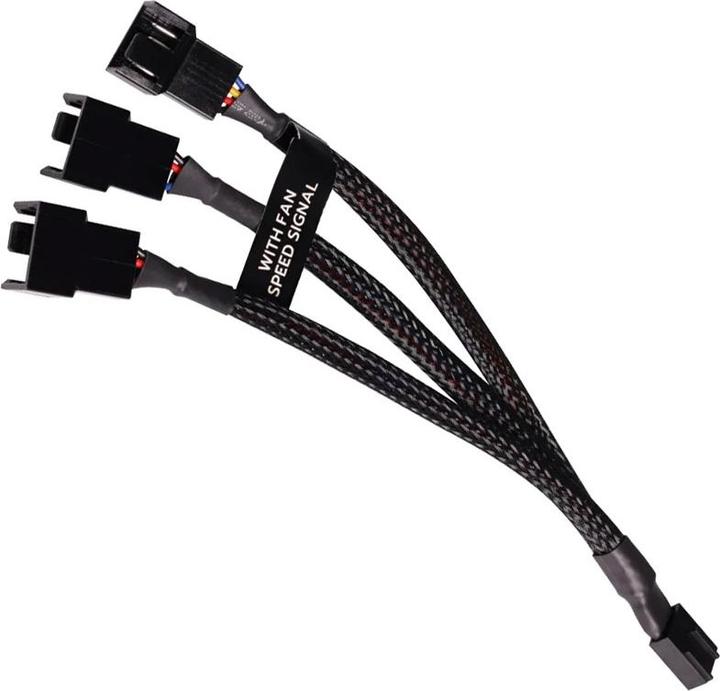 Alphacool LK Y-splitter 4-pin to 3x 4-pin PWM 15cm (1 x)