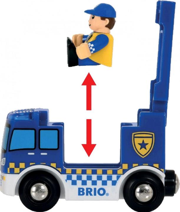 Produktbild Brio Polizeistation mit Einsatzfahrzeug