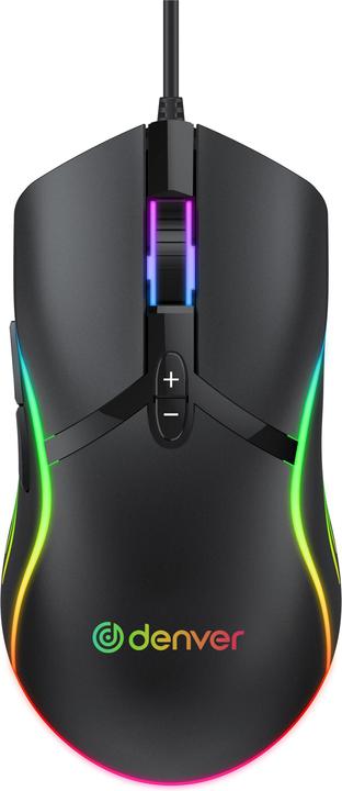 Denver GMO-402 Mouse destro USB Type-A ottico 6400 DPI (Cablato)