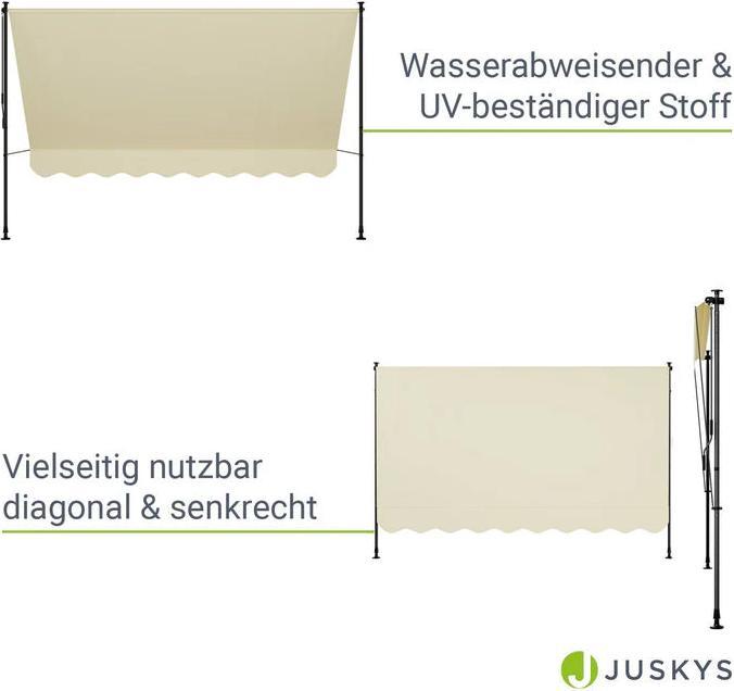 Image du produit Juskys Klemmmarkise Kapstadt (3 m)