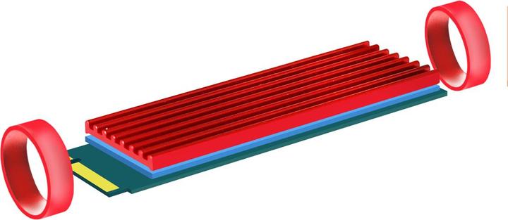 Produktbild Land A06-M2-HSK Computer-Kühlsystem Solid State Drive Kühlkörper
