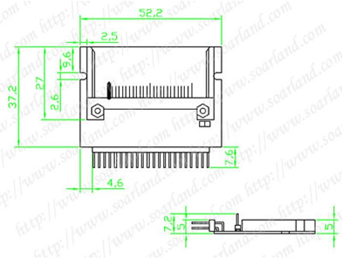 Actual product image Delock IDE to Compact Flash CardReader