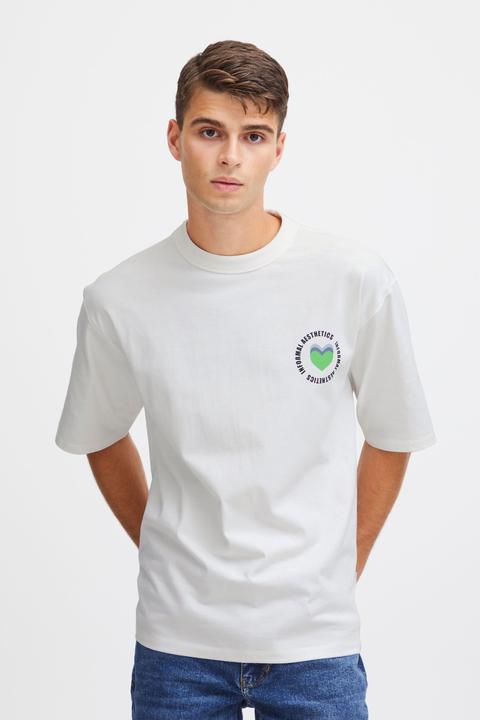 Image du produit Casual Friday CFTue tee relaxed fit avec imprimé sur la poitrine 20505006 (XL)