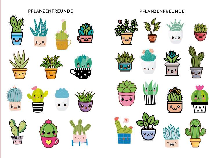 Produktbild Kawaii Stickerbuch