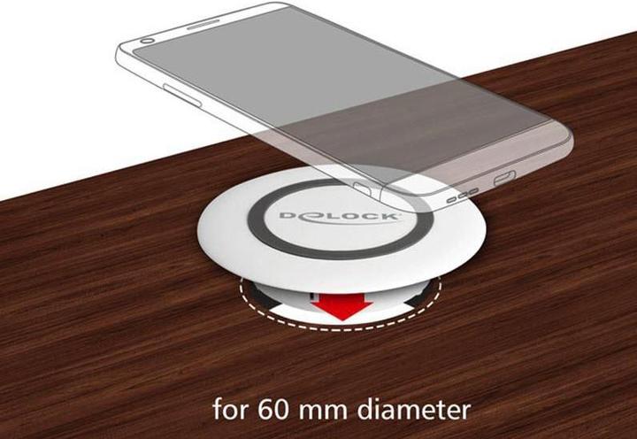 Produktbild Delock Qi Fast Charger für Tischeinbau (10 W)