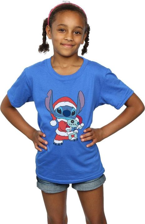 Immagine prodotto Disney Lilo And Stitch Stitch Christmas Maglietta Ragazze (152, 158)