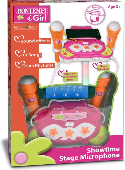 Actual product image Bontempi Stage Microphone Pink