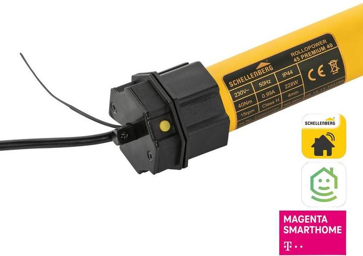 Produktbild Schellenberg Rohrmotor Funk Rolladenmotor PREMIUM 40Nm, Mini