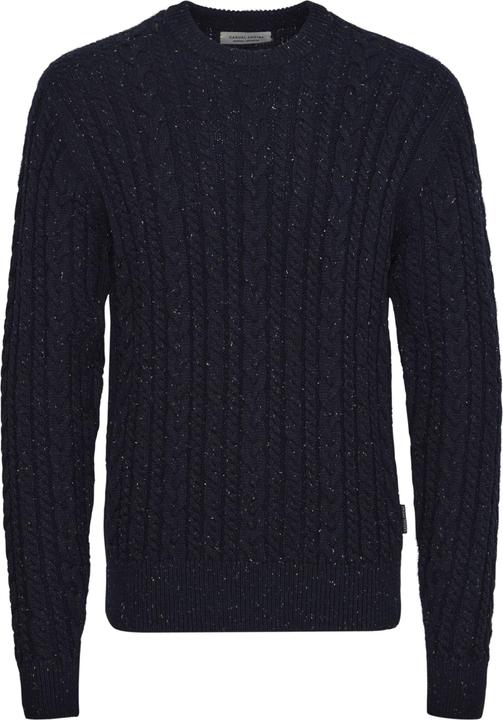 Casual Friday CFKARL cable crew neck knit with neps 20505309