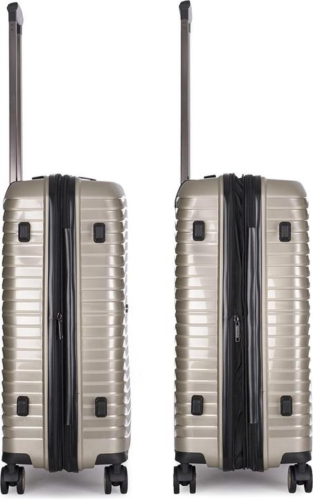 Produktbild Stratic Bright+ 4 Rollen Trolley M 66 cm mit Dehnfalte (73 l, M (50 - 90l))