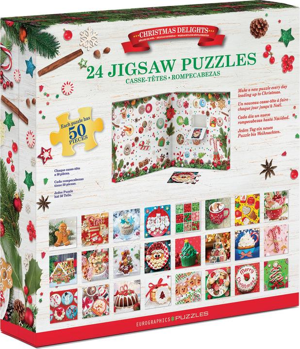 Eurographics Puzzle Advent Calendar - Christmas Desserts