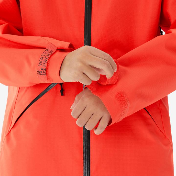 Immagine prodotto Quechua Wanderjacke MH900 Kinder Gr. 122–170 wasserdicht Wandern orange (6, 7, 8)