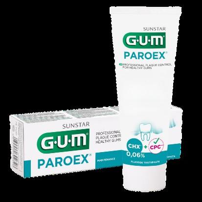 Actual product image GUM SUNSTAR PAROEX Zahnpasta 0.06 % chlorhexidine (75 ml)