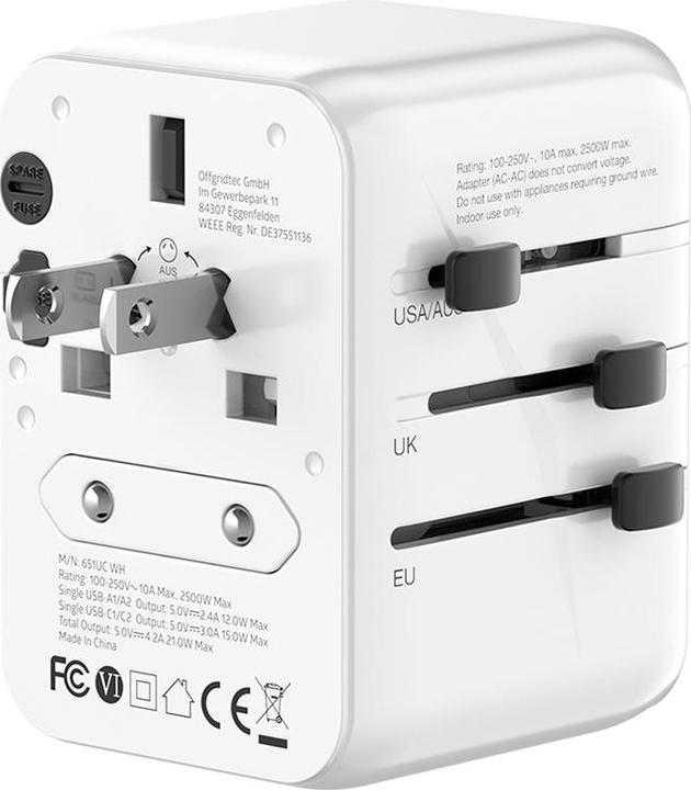 Produktbild Offgridtec Reiseadapter