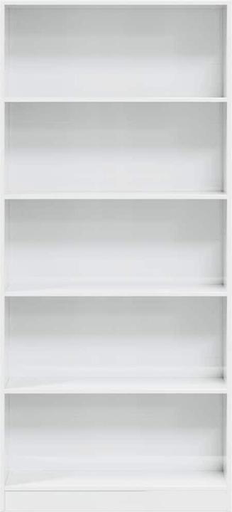 Produktbild VidaXL Bücherregal Hochglanz-Weiss 80x24x176 cm Holzwerkstoff (80 x 24 x 176 cm)